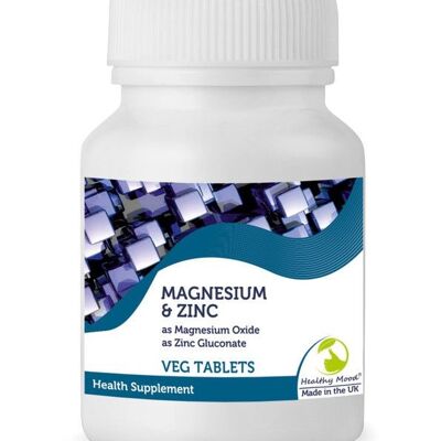 Magnesium Oxide with Zinc Gluconate Tablets 30 Tablets BOTTLE