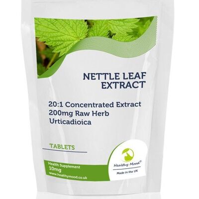 Nettle Leaf Extract 200mg Tablets 180 Tablets Refill Pack