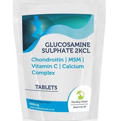 Glucosamine Sulfate Chondroitin MSM Vitamin C Tablets 90 Tablets Refill Pack