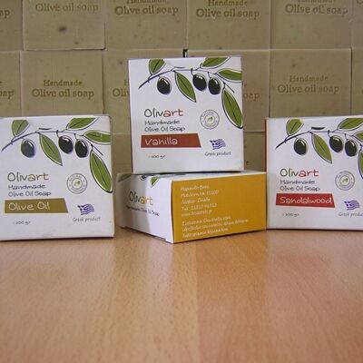 Savon à l'huile d'olive OLIVART - Bois de santal