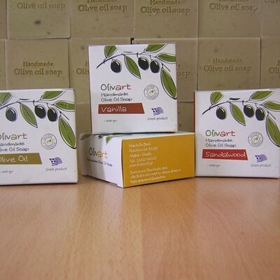 Savon à l'huile d'olive OLIVART - Bois de santal