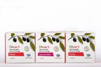 Savon à l'huile d'olive OLIVART-Lavande 4