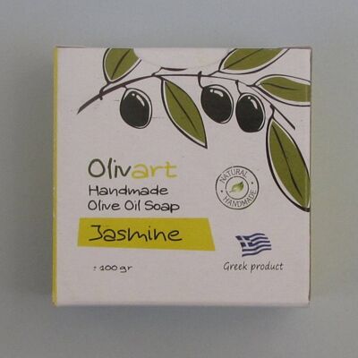 Savon à l'huile d'olive OLIVART - Jasmin