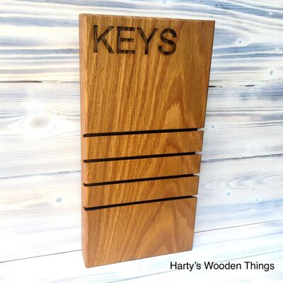 Oak Key Rack Key Holder