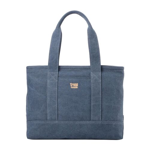 TRP0541 Troop London Classic Canvas Shoulder Bag/Tote Bag