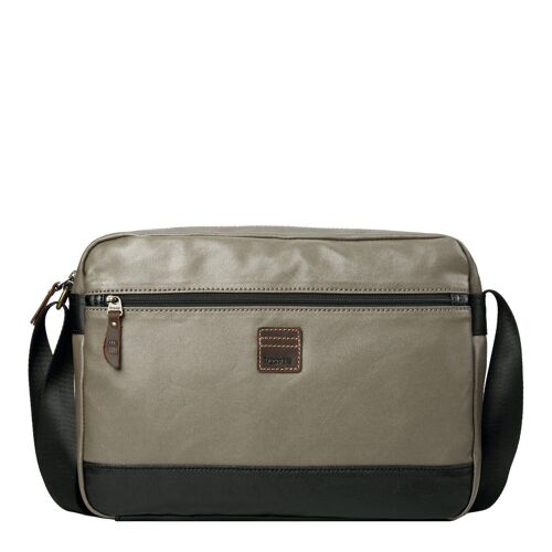 TRP0517 Troop London Heritage Coated Canvas Casual Messenger Bag, Laptop Messenger Bag