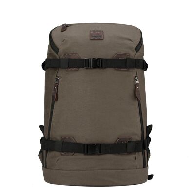 TRP0513 Troop London Heritage Waxed Canvas Daypack