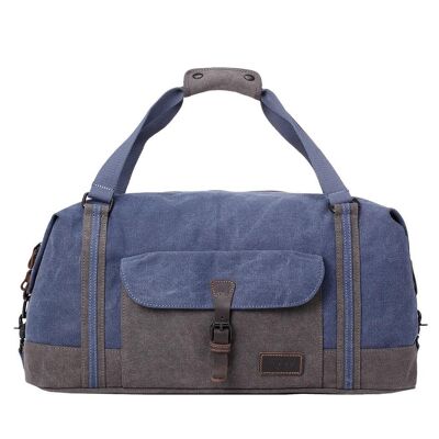 TRP0466 Troop London Heritage Waxed Canvas Travel Duffel Bag, Canvas Holdall, Gym Bag
