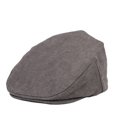 TRP0503 Troop London Accessories Canvas Old School Style Sombrero, gorra plana, gorra de vendedor de periódicos Shelby