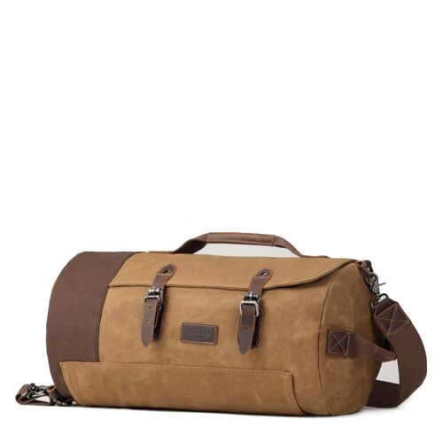 TRP0444 Troop London Heritage Canvas Travel Duffel Bag, Backpack, Canvas Holdall, Gym Bag