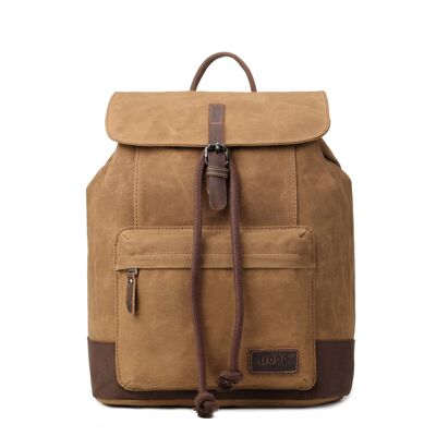 TRP0442 Troop London Heritage Canvas Sac à dos pour ordinateur portable, Smart Casual Daypack, Tablet Friendly Backpack