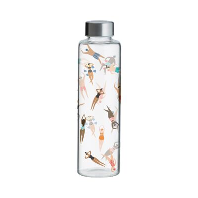 PURE ACTIVE drinking bottle made of glass, 600 ml