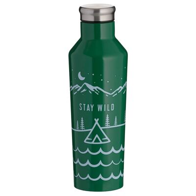 PURE STAY WILD Isolierflasche aus Edelstahl, 500 ml