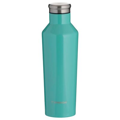 Fiole isotherme PURE COLOR en acier inoxydable, turquoise, 500 ml