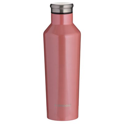 PURE COLOR vacuum flask made of stainless steel, pink, 500 ml