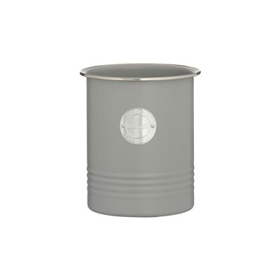 Living - utensil container, pastel gray, 1.7 liters