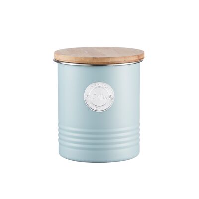 Living - coffee storage container, pastel blue, 1 liter