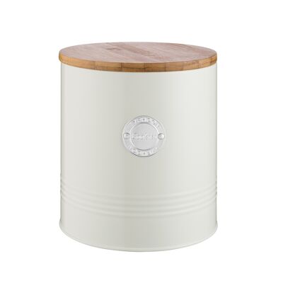 Living - biscuit jar, pastel cream, 3.4 liters