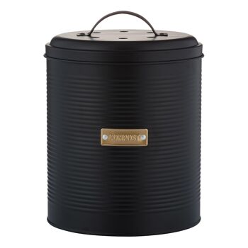 Bac à compost OTTO, noir, 2,5 litres