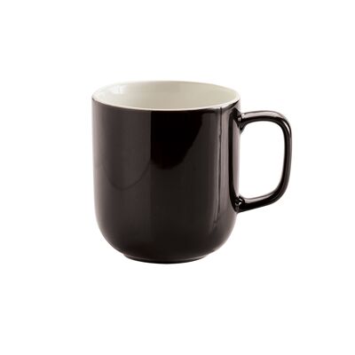 Earthenware mug, 400 ml, black
