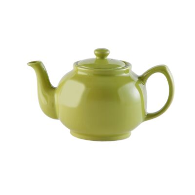 Teapot, glossy green, 6 cups