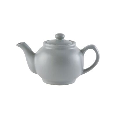 Teapot, matt gray, 2 cups