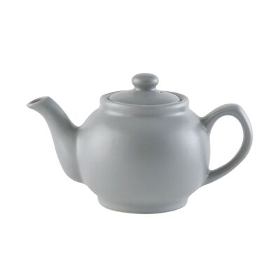 Teapot, matt gray, 6 cups