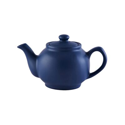 Teapot, matt blue, 2 cups