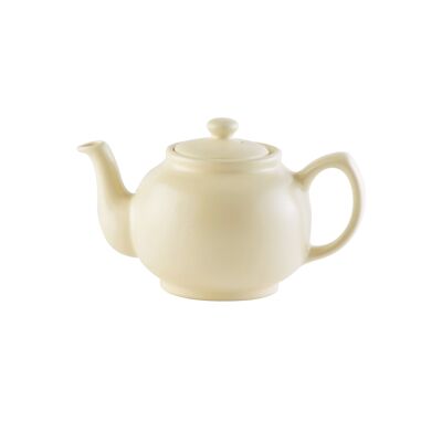Teapot, matt cream, 2 cups