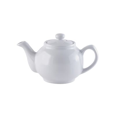 Classic teapot, white, 2 cups