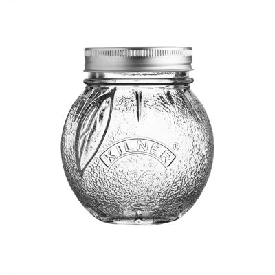 Jam jar, orange, 400 ml