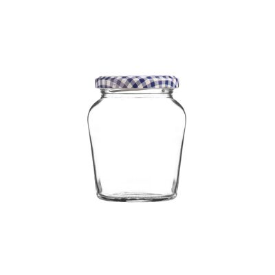 Curved screw cap, glass 260 ml