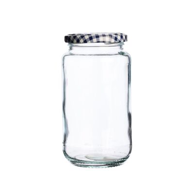 Round screw cap jar, 580 ml