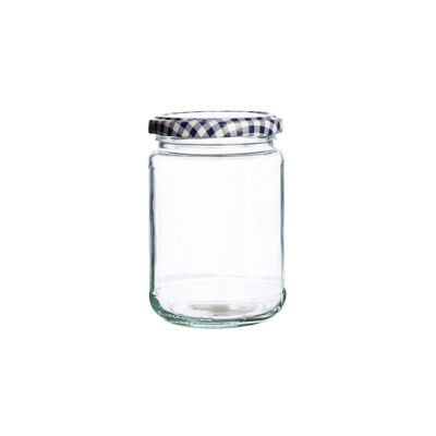 Round screw cap jar, 370 ml