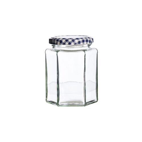 6-eckiges Einkochglas mit Drehverschluss Glas, 280 ml