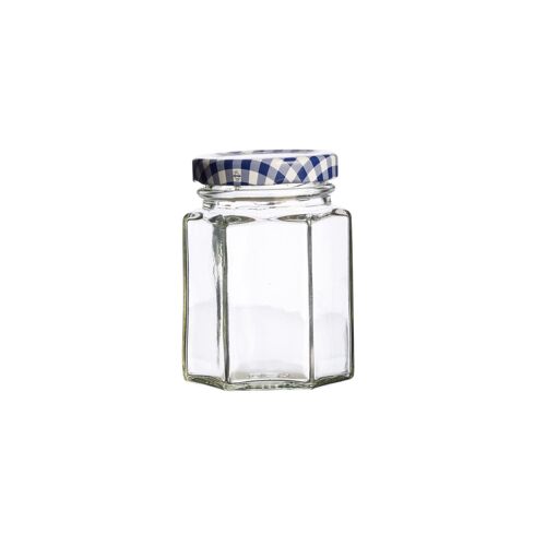 6-eckiges Einmachglas mit Drehverschluss Glas, 110 ml
