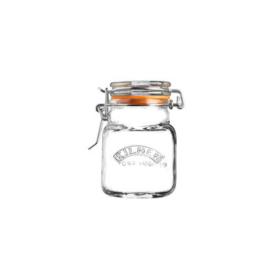 Square spice jar with swing top 70 ml