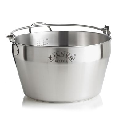 Stainless steel cooking pot, 8 liters