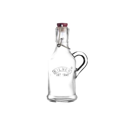 Swing top bottle with handle, 0.2 liter