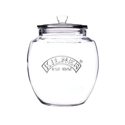 Universal storage jar with airtight lid 2 liters