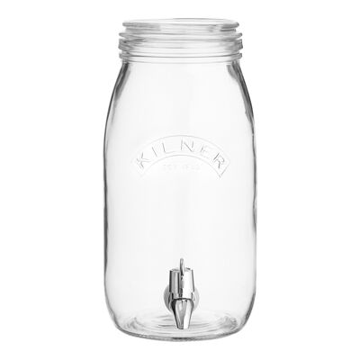 Beverage dispenser mason jar, 3 liters