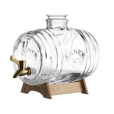 Beverage dispenser barrel brass, 3.5 liters
