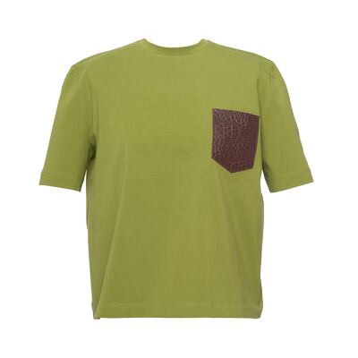Grass x burgundy croco
t-shirt