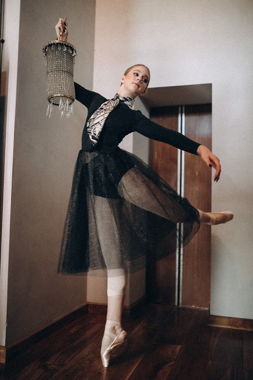 ballerine brillante femme