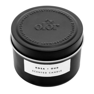 Rosa + Oud Travel Candle