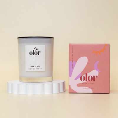 Bougie Classique Rosa + Oud