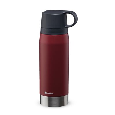 CityPark Thermavac ™ vacuum jug with 2 integrated cups, 1.1L, burgundy