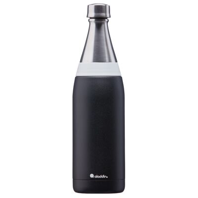 Botella de agua Fresco Thermavac ™, negro lava, 0,6 l