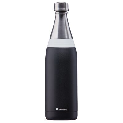 Bouteille d'eau Fresco Thermavac ™, Noir lave, 0,6 L