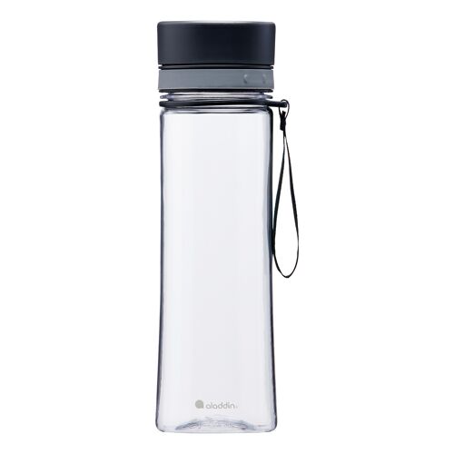 Aveo Wasserflasche, Clear & Grey, 0.6 L